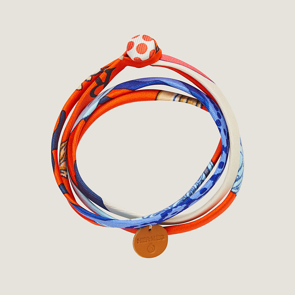 Double tour silk bracelet | Hermès USA